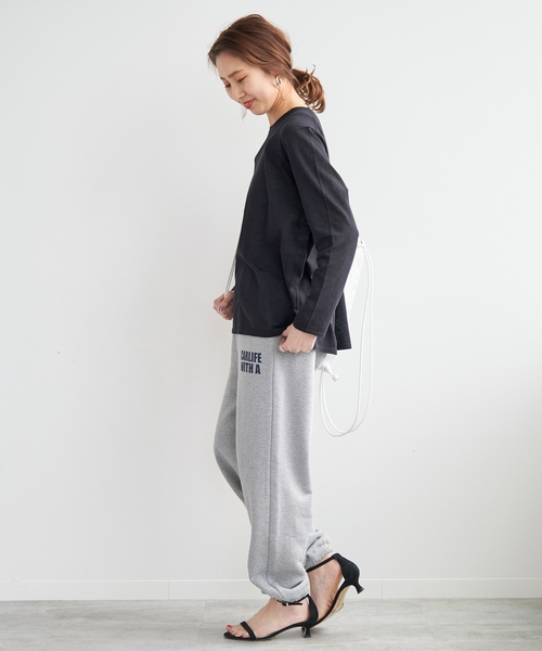 Spick & Span(スピックアンドスパン)の「SEA ISLAND COTTON ロングスリーブプルオーバー(ニット/セーター・レディース・ネイビー/ピンク/ホワイト/ライトグレー/ブラック・FREE)」の15枚目の写真