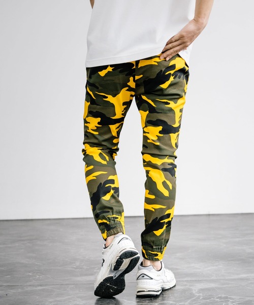 セール】迷彩柄/ペイズリー柄イージージョガーパンツ（その他パンツ