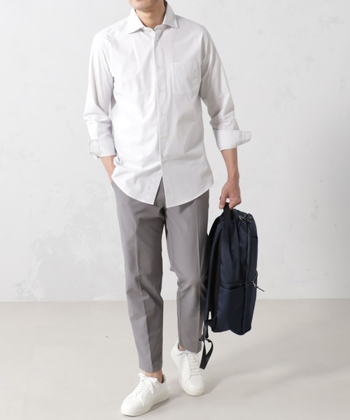 FOUND GOOD(ファウンドグッド)の「シャンブレースラックス(スラックス・メンズ・ブラック/グレー系2/グリーン系5・XL/L/M/S)」の1枚目の写真