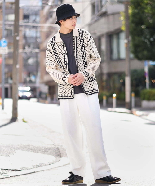 a.v.v（アーヴェヴェ）の「【ユニセックス】クロッシェサーモハット（ハット・メンズ・ブラック・46）」の5枚目の写真