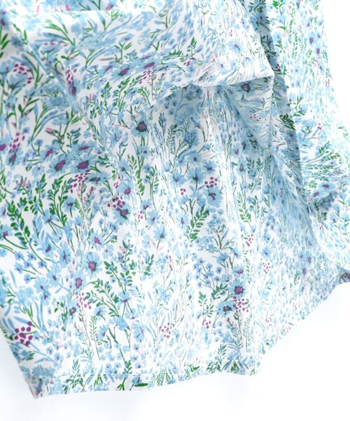 DRC branshes(ディーアールシーブランシェス)の「【WEB限定/DRC/綿100%】総柄ノースリーブワンピース(ワンピース・キッズ・ブルー/イエロー/オレンジ/ネイビー/サックスブルー・110/90/120/130/100/140)」の13枚目の写真