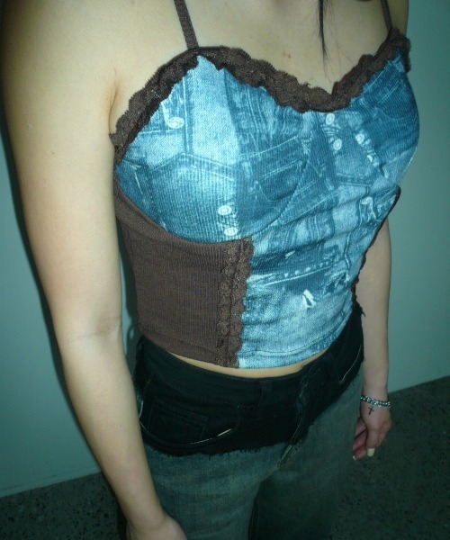 BLONDEY（ブロンディ）の「カップ付きレースキャミソール（キャミソール・レディース・ブルー/ブラウン・FREE）」の20枚目の写真