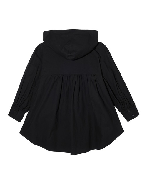 MILKFED.（ミルクフェド）の「HOODED GATHER SHIRTS（シャツ/ブラウス・レディース・ブラック/ライトブルー/ホワイト・ONE SIZE）」の17枚目の写真