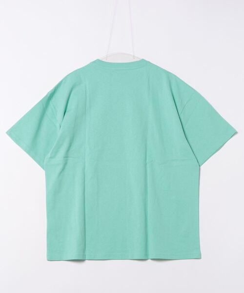 Blue Standard （ブルースタンダード）の「【BLUE STANDARD/ブルースタンダード】　アニマル刺繍ビッグT 接触冷感 COOL（Tシャツ/カットソー・メンズ・ホワイト系その他2/ホワイト系その他/グレー系その他2/ブルー系その他・LARGE/MEDIUM）」の13枚目の写真