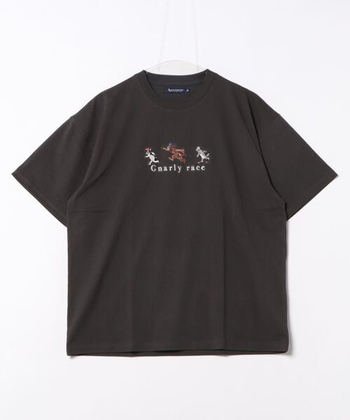 Blue Standard （ブルースタンダード）の「【BLUE STANDARD/ブルースタンダード】　アニマル刺繍ビッグT 接触冷感 COOL（Tシャツ/カットソー・メンズ・ホワイト系その他2/ホワイト系その他/グレー系その他2/ブルー系その他・LARGE/MEDIUM）」の14枚目の写真