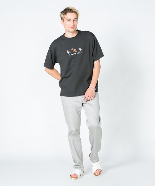 Blue Standard （ブルースタンダード）の「【BLUE STANDARD/ブルースタンダード】　アニマル刺繍ビッグT 接触冷感 COOL（Tシャツ/カットソー・メンズ・ホワイト系その他2/ホワイト系その他/グレー系その他2/ブルー系その他・LARGE/MEDIUM）」の20枚目の写真