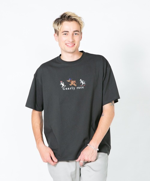 Blue Standard （ブルースタンダード）の「【BLUE STANDARD/ブルースタンダード】　アニマル刺繍ビッグT 接触冷感 COOL（Tシャツ/カットソー・メンズ・ホワイト系その他2/ホワイト系その他/グレー系その他2/ブルー系その他・LARGE/MEDIUM）」の19枚目の写真