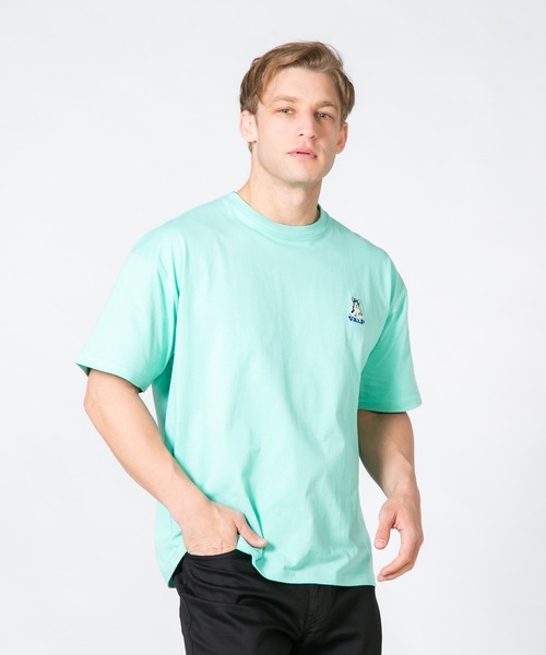 Blue Standard （ブルースタンダード）の「【BLUE STANDARD/ブルースタンダード】　アニマル刺繍ビッグT 接触冷感 COOL（Tシャツ/カットソー・メンズ・ホワイト系その他2/ホワイト系その他/グレー系その他2/ブルー系その他・LARGE/MEDIUM）」の21枚目の写真