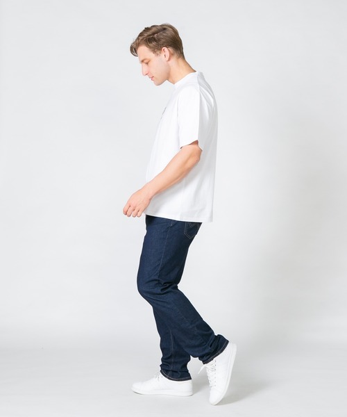 Blue Standard （ブルースタンダード）の「【BLUE STANDARD/ブルースタンダード】　アニマル刺繍ビッグT 接触冷感 COOL（Tシャツ/カットソー・メンズ・ホワイト系その他2/ホワイト系その他/グレー系その他2/ブルー系その他・LARGE/MEDIUM）」の7枚目の写真