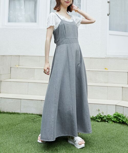 MAJESTIC LEGON（マジェスティックレゴン）の「ローズモチーフ付きTシャツ（Tシャツ/カットソー・レディース・ピンク系その他2/ブルー系その他2/イエロー系その他・MEDIUM）」の21枚目の写真