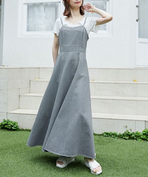 MAJESTIC LEGON（マジェスティックレゴン）の「ローズモチーフ付きTシャツ（Tシャツ/カットソー・レディース・ピンク系その他2/ブルー系その他2/イエロー系その他・MEDIUM）」の22枚目の写真