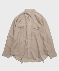 UJOH HOMME / ウジョーオム】別注 Stripe S/S Regular Collar Shirts