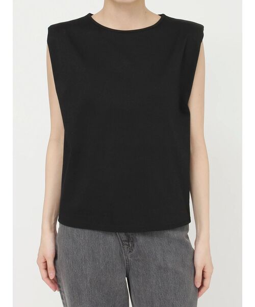 LAGUNAMOON（ラグナムーン）の「ソフトショルダーパッドカットプルオーバー（Tシャツ/カットソー・レディース・ベージュ/ブラック/ホワイト・FREE）」の17枚目の写真