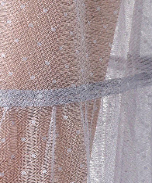 FOREVER 21（フォーエバー トゥエンティーワン）の「【2024SS】ドットチュールキャミワンピース（ワンピース・レディース・ブラック/レッド/ホワイト系その他/グレー・FREE）」の18枚目の写真