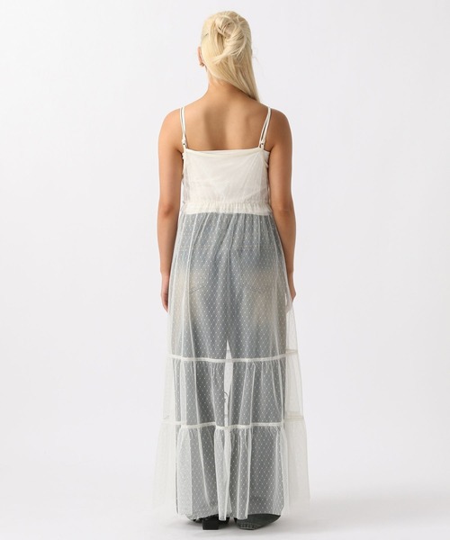 FOREVER 21（フォーエバー トゥエンティーワン）の「【2024SS】ドットチュールキャミワンピース（ワンピース・レディース・ブラック/レッド/ホワイト系その他/グレー・FREE）」の22枚目の写真