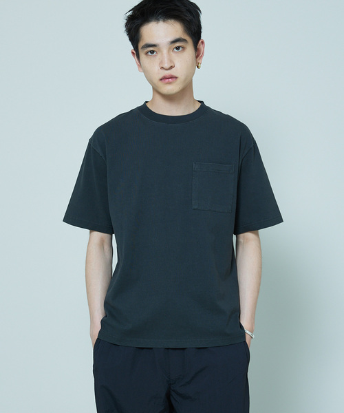 SHELTECH（シェルテック）の「SHELTECH × JOURNAL STANDARD / 別注 ピグメント C/N Tシャツ（Tシャツ/カットソー・メンズ・ライトグレー/タン/ブラック/ライトブルー・MEDIUM/LARGE/X-LARGE）」の2枚目の写真