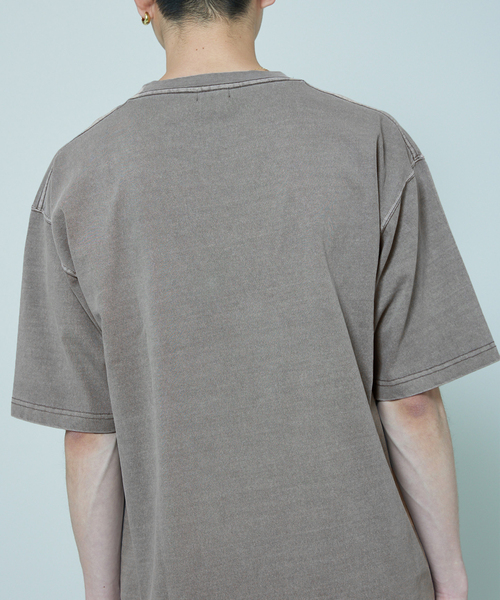 SHELTECH（シェルテック）の「SHELTECH × JOURNAL STANDARD / 別注 ピグメント C/N Tシャツ（Tシャツ/カットソー・メンズ・ライトグレー/タン/ブラック/ライトブルー・MEDIUM/LARGE/X-LARGE）」の16枚目の写真