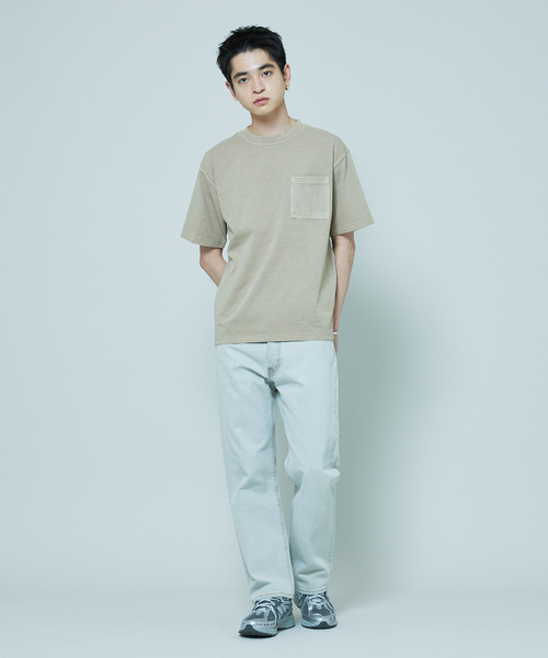 SHELTECH（シェルテック）の「SHELTECH × JOURNAL STANDARD / 別注 ピグメント C/N Tシャツ（Tシャツ/カットソー・メンズ・ライトグレー/タン/ブラック/ライトブルー・MEDIUM/LARGE/X-LARGE）」の17枚目の写真