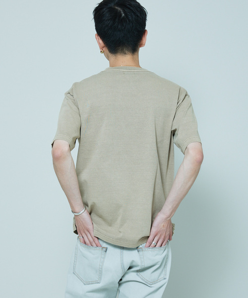 SHELTECH（シェルテック）の「SHELTECH × JOURNAL STANDARD / 別注 ピグメント C/N Tシャツ（Tシャツ/カットソー・メンズ・ライトグレー/タン/ブラック/ライトブルー・MEDIUM/LARGE/X-LARGE）」の10枚目の写真