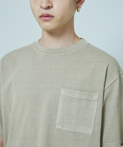 SHELTECH（シェルテック）の「SHELTECH × JOURNAL STANDARD / 別注 ピグメント C/N Tシャツ（Tシャツ/カットソー・メンズ・ライトグレー/タン/ブラック/ライトブルー・MEDIUM/LARGE/X-LARGE）」の11枚目の写真