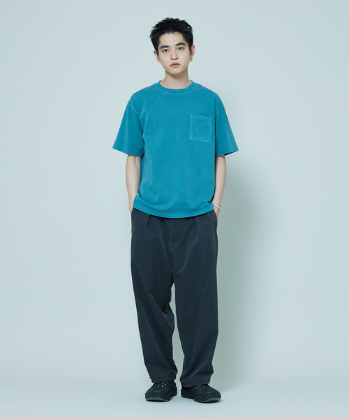 SHELTECH（シェルテック）の「SHELTECH × JOURNAL STANDARD / 別注 ピグメント C/N Tシャツ（Tシャツ/カットソー・メンズ・ライトグレー/タン/ブラック/ライトブルー・MEDIUM/LARGE/X-LARGE）」の14枚目の写真