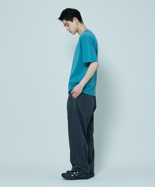 SHELTECH（シェルテック）の「SHELTECH × JOURNAL STANDARD / 別注 ピグメント C/N Tシャツ（Tシャツ/カットソー・メンズ・ライトグレー/タン/ブラック/ライトブルー・MEDIUM/LARGE/X-LARGE）」の15枚目の写真