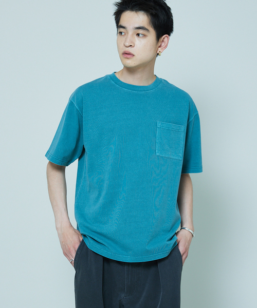 SHELTECH（シェルテック）の「SHELTECH × JOURNAL STANDARD / 別注 ピグメント C/N Tシャツ（Tシャツ/カットソー・メンズ・ライトグレー/タン/ブラック/ライトブルー・MEDIUM/LARGE/X-LARGE）」の8枚目の写真