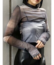 MURUA | Sceneryプリントシアートップス(Tシャツ/カットソー)