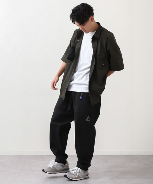 GERRY(ジェリー)の「【GERRY】 シャンブレー ・ ポプリン ストレッチ バルーン ルーズ パンツ(その他パンツ・メンズ・ブルー/ブラック/サックスブルー/オリーブ/サンドベージュ・SMALL/MEDIUM/LARGE/X-LARGE)」の10枚目の写真