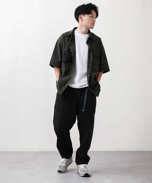 GERRY(ジェリー)の「【GERRY】 シャンブレー ・ ポプリン ストレッチ バルーン ルーズ パンツ(その他パンツ・メンズ・ブルー/ブラック/サックスブルー/オリーブ/サンドベージュ・SMALL/MEDIUM/LARGE/X-LARGE)」の11枚目の写真