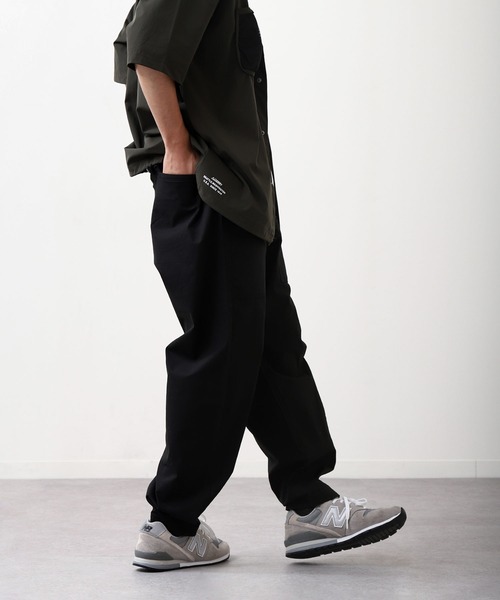 GERRY(ジェリー)の「【GERRY】 シャンブレー ・ ポプリン ストレッチ バルーン ルーズ パンツ(その他パンツ・メンズ・ブルー/ブラック/サックスブルー/オリーブ/サンドベージュ・SMALL/MEDIUM/LARGE/X-LARGE)」の8枚目の写真