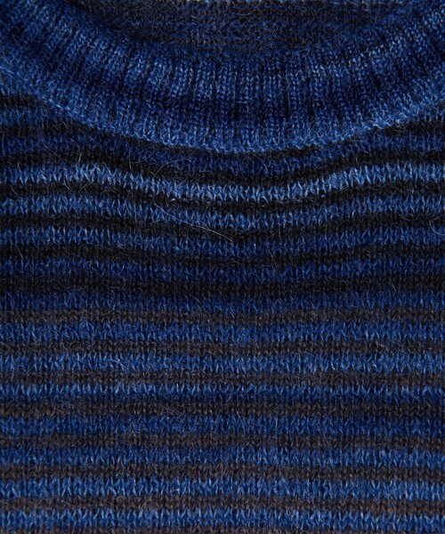 MONKEY TIME（モンキータイム）の「グラデーション ボーダー クルーネック ニット（ニット/セーター・メンズ・ネイビー/ブラック・M/L）」の22枚目の写真