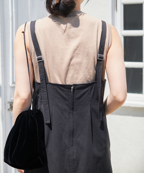 Spick & Span（スピックアンドスパン）の「ステッチワークワンピース（ワンピース・レディース・ブラック/グリーン・FREE）」の10枚目の写真