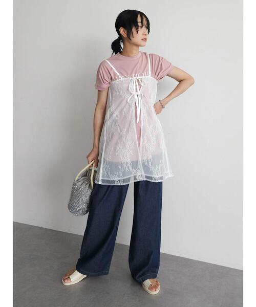 Green Parks(グリーンパークス)の「2way 巻きスカート(レース)(スカート・レディース・ブラック/オフホワイト・FREE)」の21枚目の写真