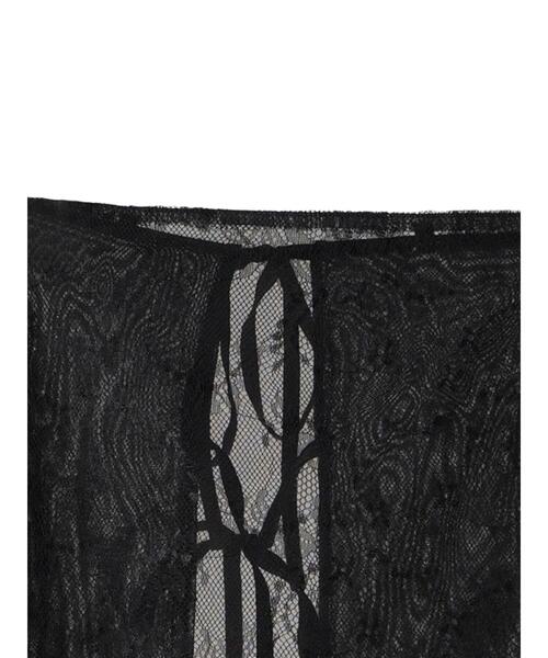 Green Parks(グリーンパークス)の「2way 巻きスカート(レース)(スカート・レディース・ブラック/オフホワイト・FREE)」の11枚目の写真