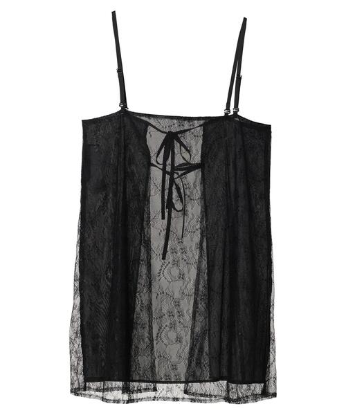 Green Parks(グリーンパークス)の「2way 巻きスカート(レース)(スカート・レディース・ブラック/オフホワイト・FREE)」の7枚目の写真