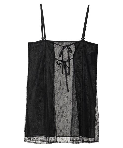 Green Parks(グリーンパークス)の「2way 巻きスカート(レース)(スカート・レディース・ブラック/オフホワイト・FREE)」の6枚目の写真