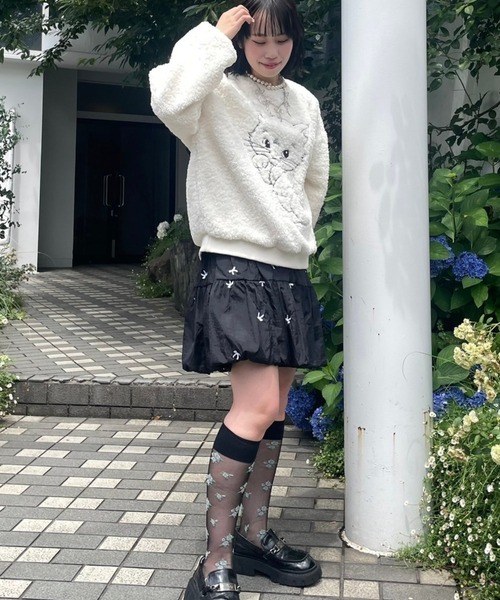 Candy Stripper（キャンディストリッパー）の「NAUGHTY CAT BOA トップス（その他トップス・レディース・アイボリー/ピンク/ライトブルー・2）」の16枚目の写真