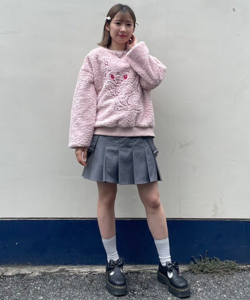 Candy Stripper（キャンディストリッパー）の「NAUGHTY CAT BOA トップス（その他トップス・レディース・アイボリー/ピンク/ライトブルー・2）」の21枚目の写真