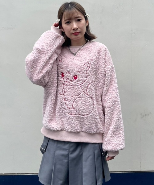 Candy Stripper（キャンディストリッパー）の「NAUGHTY CAT BOA トップス（その他トップス・レディース・アイボリー/ピンク/ライトブルー・2）」の19枚目の写真