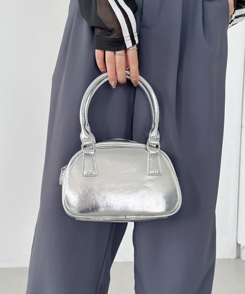 CLEA（クレア）の「2wayミニボストンバッグ（ボストンバッグ・レディース・ブラウン/レッド/シルバー/ブラック・FREE）」の15枚目の写真