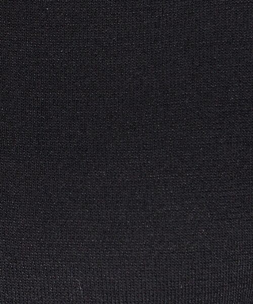 OPAQUE.CLIP(オペークドットクリップ)の「◆クールタッチVネックフレンチスリーブニット【UVケア/接触冷感/洗濯機洗い可】(ニット/セーター・レディース・ベージュ系その他5/ブラック/ブルー系その他/ベージュ・42/40/38)」の5枚目の写真