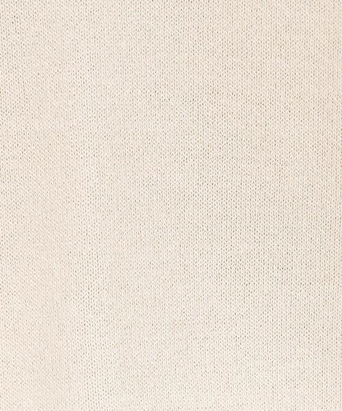 OPAQUE.CLIP(オペークドットクリップ)の「◆クールタッチVネックフレンチスリーブニット【UVケア/接触冷感/洗濯機洗い可】(ニット/セーター・レディース・ベージュ系その他5/ブラック/ブルー系その他/ベージュ・42/40/38)」の9枚目の写真