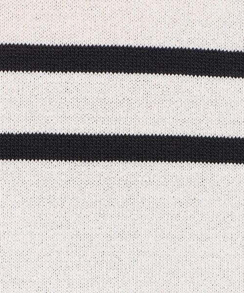 OPAQUE.CLIP(オペークドットクリップ)の「◆クールタッチVネックフレンチスリーブニット【UVケア/接触冷感/洗濯機洗い可】(ニット/セーター・レディース・ベージュ系その他5/ブラック/ブルー系その他/ベージュ・42/40/38)」の17枚目の写真