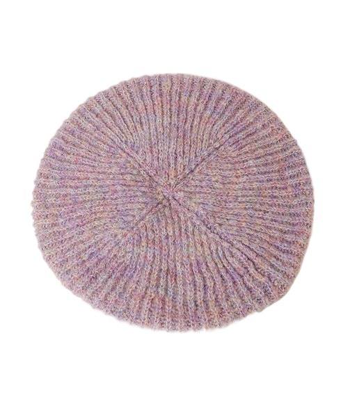 14+(イチヨンプラス)の「ふんわりニットベレー(ハンチング/ベレー帽・レディース・アイボリー/グレー/パープル/ベージュ/ブラック・FREE)」の15枚目の写真