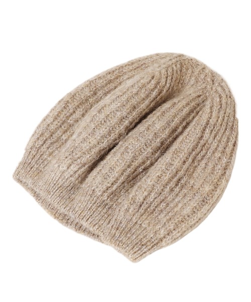 14+(イチヨンプラス)の「ふんわりニットベレー(ハンチング/ベレー帽・レディース・アイボリー/グレー/パープル/ベージュ/ブラック・FREE)」の19枚目の写真