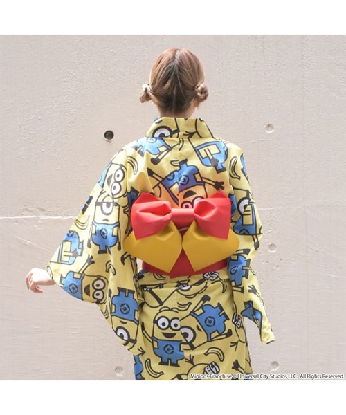 浴衣ミニオン柄新品パニカム