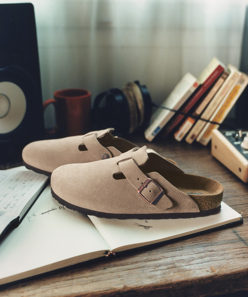 BIRKENSTOCK（ビルケンシュトック）の「【BIRKENSTOCK/ビルケンシュトック】BOSTON TAUPE SUEDE：サンダル（サンダル・レディース・ベージュ・38/37/36/39）」の6枚目の写真