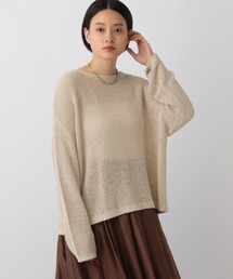 A part by | ラメメッシュプルオーバー(ニット/セーター)