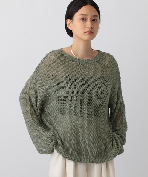 ⭐︎新品未使用！Apuweiser riche モヘア　メッシュプルオーバー　白⭐︎ ⭐︎新品未使用！Apuweiser riche モヘア メッシュプルオーバー